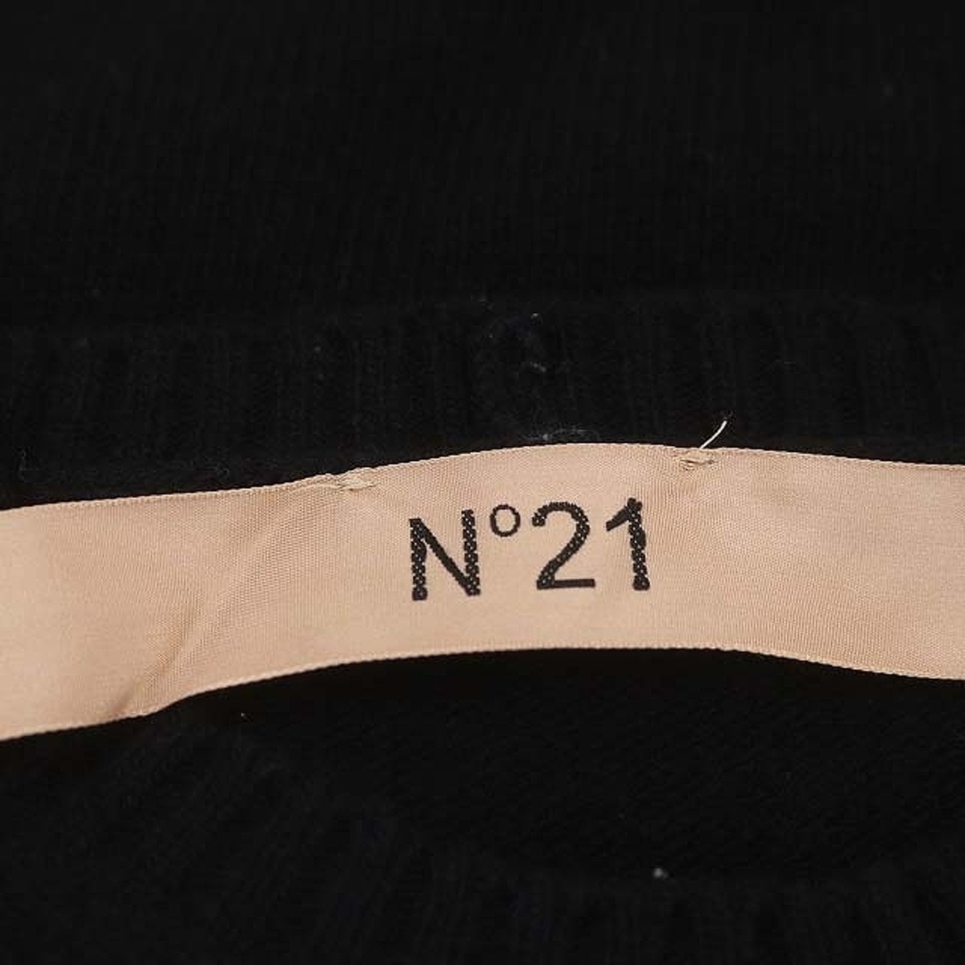 N°21(ヌメロヴェントゥーノ)のヌメロヴェントゥーノ ニット セーター 長袖 スター ウール 黒 ブラック レディースのトップス(ニット/セーター)の商品写真