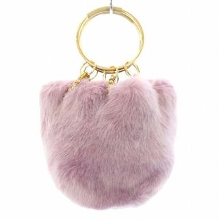 アザー(other)のハーリップトゥ Crystal Faux Fur Mini Bag ハンドバッグ(ハンドバッグ)