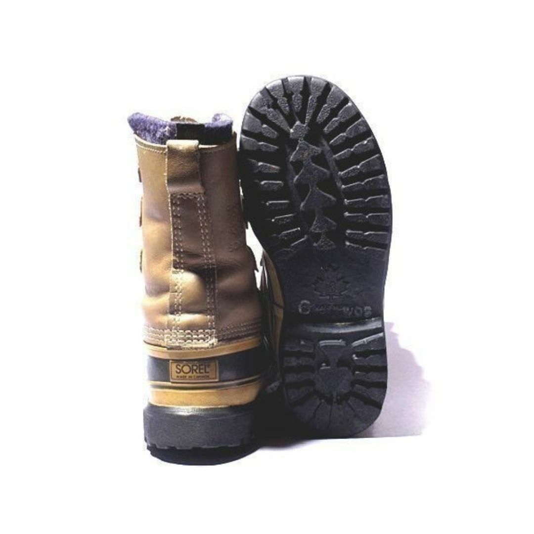 SOREL(ソレル)のカナダ製★ソレル★中綿♪本革スノーブーツ24.5茶◆W25 #BUZZBERG メンズの靴/シューズ(ブーツ)の商品写真