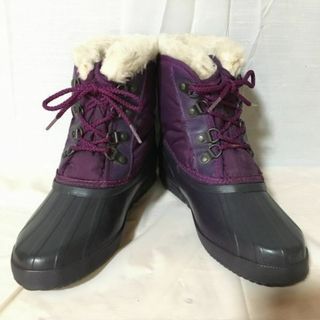 ソレル(SOREL)のVintage/ビンテージ SOREL/ソレル　カナダ製スノーブーツ　ライナー付き　サイズ5　22.0-22.5　紫　管No.W18 #BUZZBERG(ブーツ)