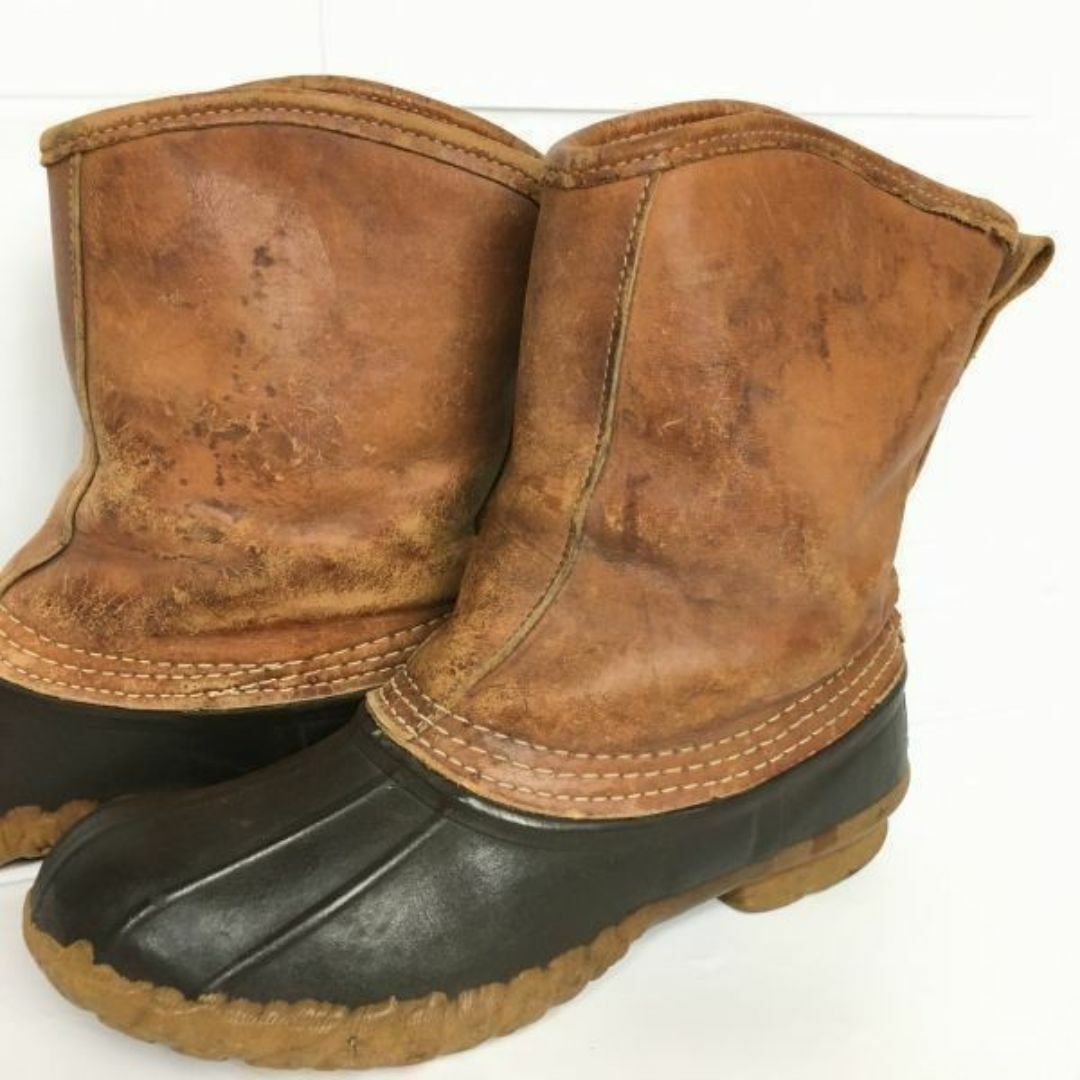 USAビンテージ/Vintage 　L.L.BEAN【size7　25.0】HUNTING　SHOE　スノーブーツ　ライナー付き　ブラウン/茶/BROWN〉管No.V14 #BUZZBERG メンズの靴/シューズ(ブーツ)の商品写真