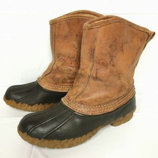 USAビンテージ/Vintage 　L.L.BEAN【size7　25.0】HUNTING　SHOE　スノーブーツ　ライナー付き　ブラウン/茶/BROWN〉管No.V14 #BUZZBERG(ブーツ)