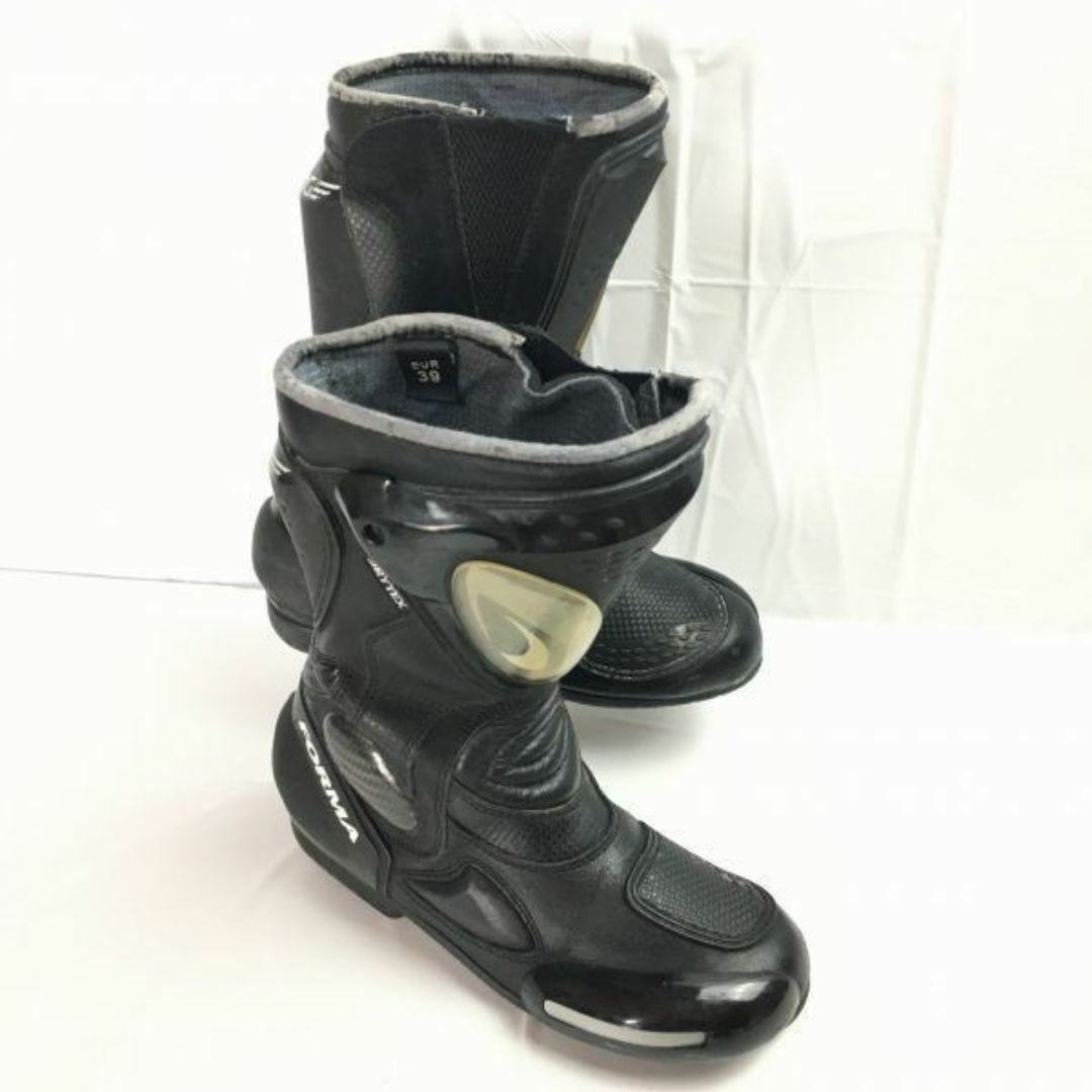 FORMA　フォーマ　バイク　レーシングブーツ　size39　24.0-24.5〈黒/BLACK/ブラック〉プロテクター有　bike/　Boots/Shoes〕菅No.S13 #BUZZBERG メンズの靴/シューズ(ブーツ)の商品写真