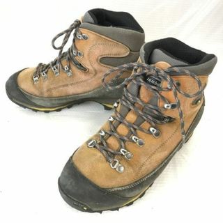 イタリア製★Zamberlan(ザンバラン★ゴアテックス/GORE-TEX★本革/トレッキングブーツ【40/24.5-25.0/茶/BROWN】Mountain/Shoes◆pWB96-5 #BUZZBERG(ブーツ)