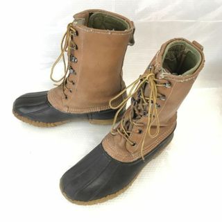 ソレル(SOREL)の80s-90sビンテージ/USA製★ラクロス/lacrosse【M7/25.0/茶/BROWN】ライナー付き/本革/ハンティングブーツ/スノーシューズ/Shoes◆pWB86-8 #BUZZBERG(ブーツ)