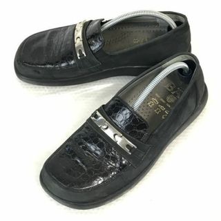 4万↑ドイツ製★BAR/ベアー★本革/ビットローファー/コンフォートシューズ【4.5/23.0/黒/BLACK】ウォーキング/dress shoes◆pA-167 #BUZZBERG(ローファー/革靴)