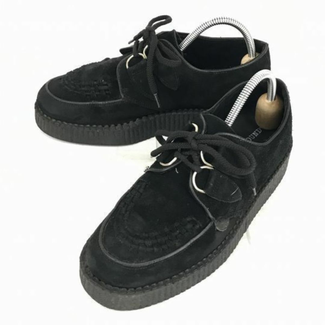 アンダーグラウンド★スエード本革/ラバーソールブーツ【24.5/黒】◆MA-125 #BUZZBERG メンズの靴/シューズ(ブーツ)の商品写真