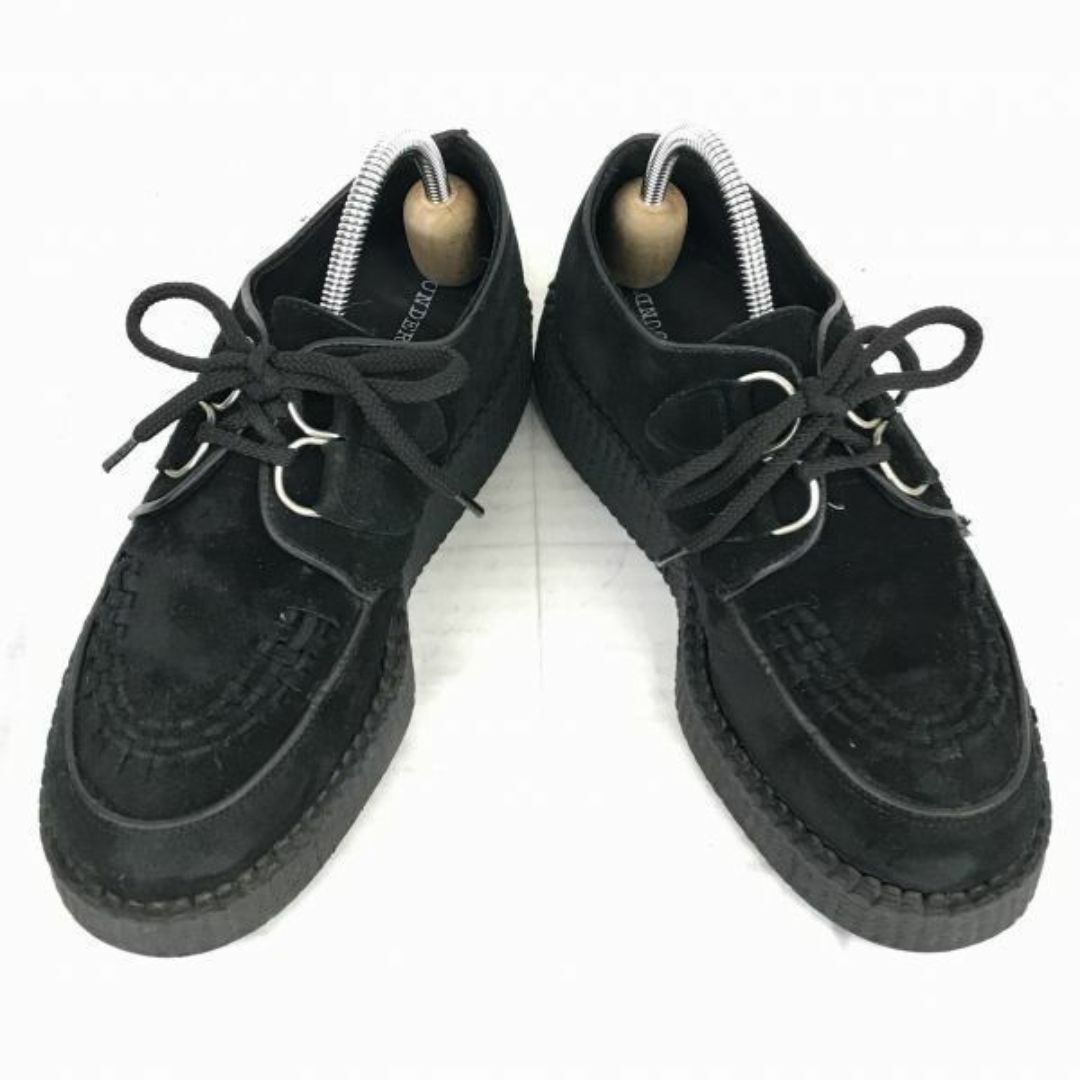 アンダーグラウンド★スエード本革/ラバーソールブーツ【24.5/黒】◆MA-125 #BUZZBERG メンズの靴/シューズ(ブーツ)の商品写真