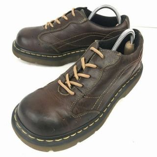 Dr.Martens - イングランド名門★ドクターマーチン★本革ローカットブーツ【25.0/茶】レザーシューズ/マーチンソール/Dr. Martens◆ME-180 #BUZZBERG