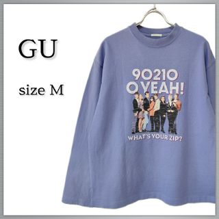 ジーユー(GU)の〈F007〉ジーユー ビバリーヒルズ高校白書 ロンT 長袖Tシャツ M(Tシャツ(長袖/七分))