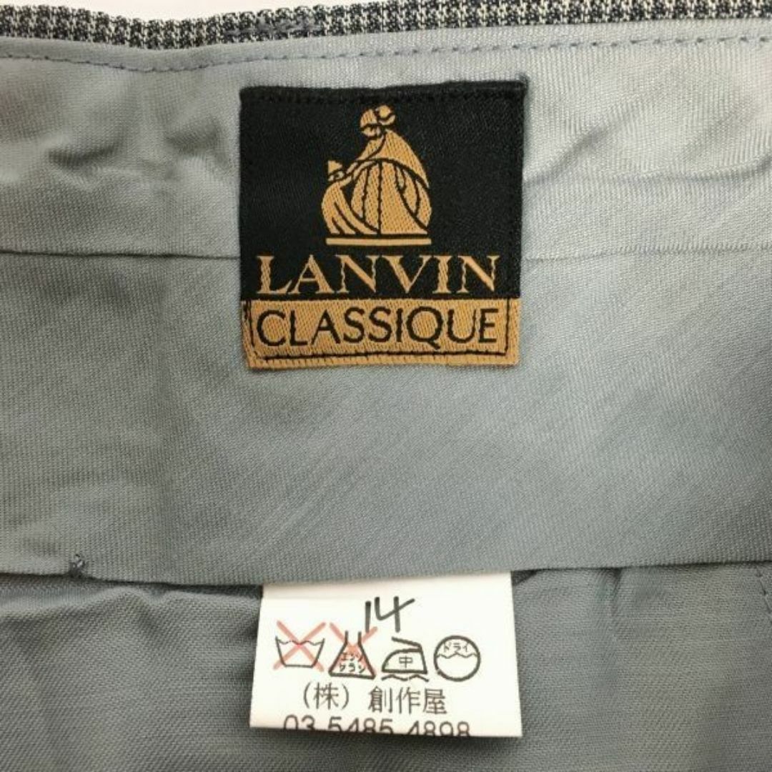 LANVIN(ランバン)の！LANVIN　ランバン　スラックス　サイズ 85　ウール　ボトムス　ズボン　グレー　管NO.JPE-45 #BUZZBERG メンズのパンツ(スラックス)の商品写真