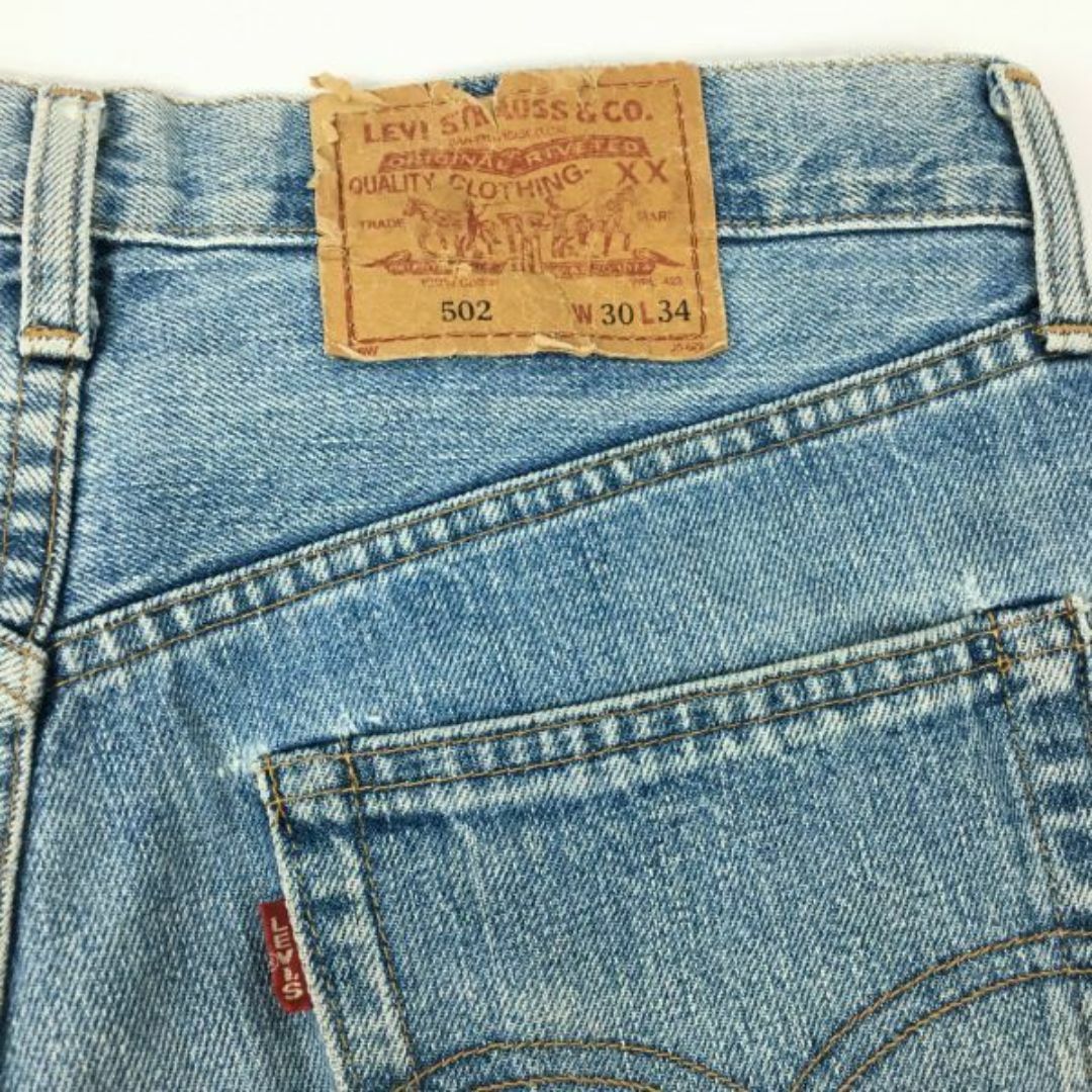 Levi's(リーバイス)の日本製/ビッグE  Vintage/ビンテージ復刻　LEVI'S/リーバイス/502XX　デニムパンツ　サイズ30　ズボン　ブルージーンズ　ボトムス　　管NO.JPD-80 #BUZZBERG メンズのパンツ(デニム/ジーンズ)の商品写真