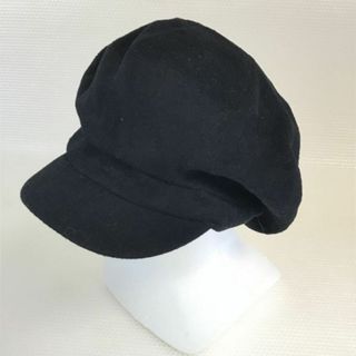 Made in Japan★nivernois/ニヴァーノイス★デザイナーズ/キャスケット/ハンチング帽【サイズL/黒/black】knit/hat/cap◆CB118 #BUZZBERG(キャスケット)