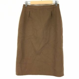 Made in Italy★HERNO/ヘルノ★膝丈ウールスカート【Women's size-L/42/ベージュ/Beige】Vintage/Skirts◆BG981 #BUZZBERG(ミニスカート)