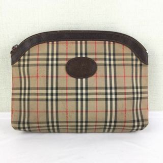 バーバリー(BURBERRY)のVintage/ビンテージBurberrys バーバリー　ポーチ　ブラウン　バーバリーチェック　管NO.B12-10 #BUZZBERG(その他)