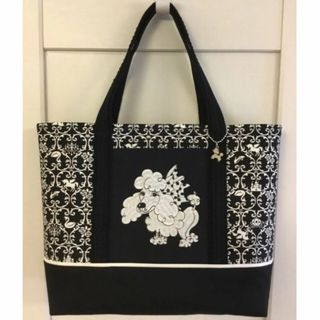 《刺繍》プリンセスダマスク柄A4トートバッグ(バッグ)