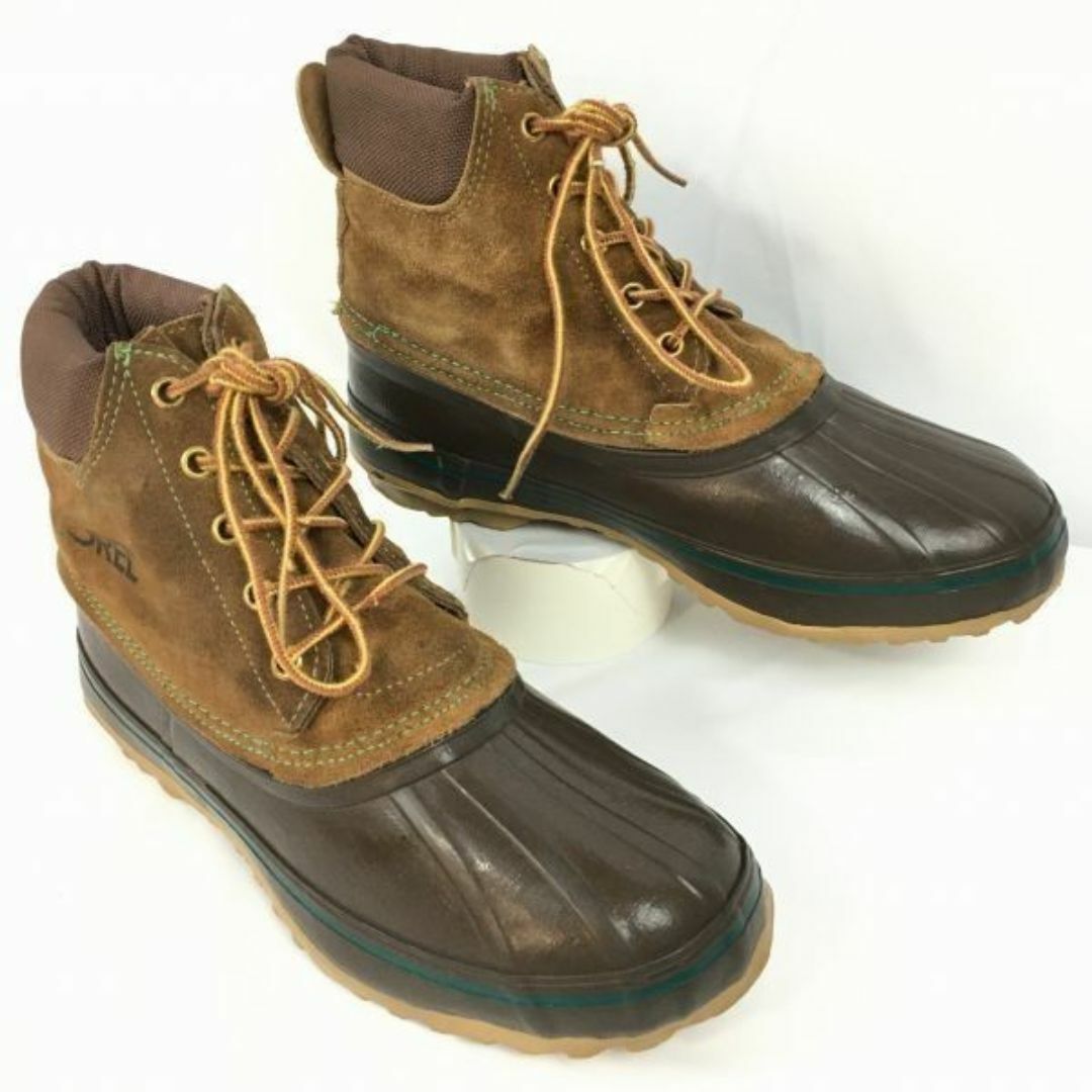 SOREL(ソレル)のビンテージ/Vintage  SOREL/ソレル　カナダ製スノーブーツ　size7 　24.5-25.0程度〈ブラウン/茶/BROWN〉管No.A100 #BUZZBERG メンズの靴/シューズ(ブーツ)の商品写真