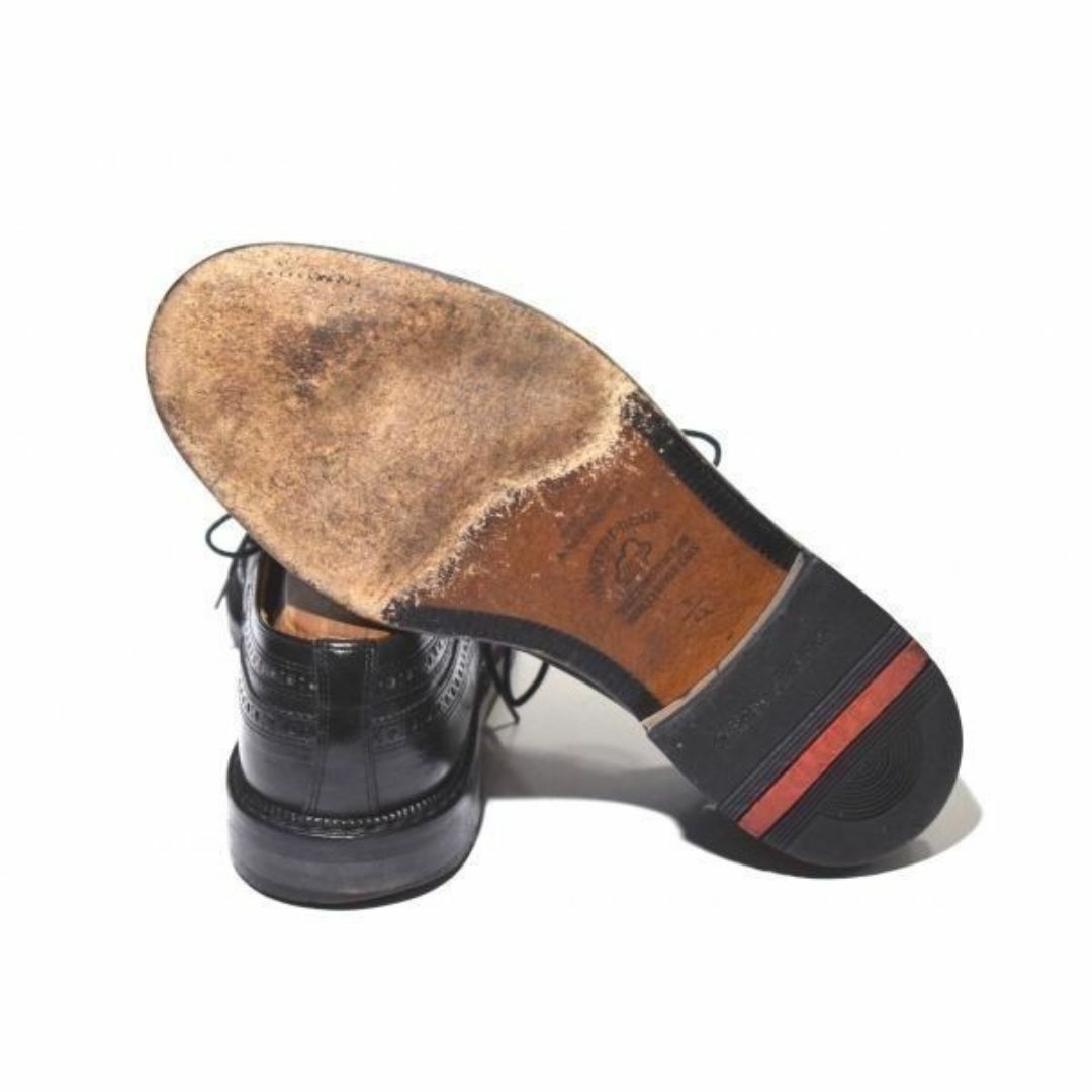 西ドイツ製ビンテージ★ロイド/RAIG★オールレザー/ウイングチップ/ビジネスシューズ27.5黒◆9H19 #BUZZBERG メンズの靴/シューズ(ドレス/ビジネス)の商品写真