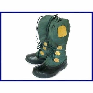 ソレル(SOREL)のカナダ製/ビンテージ品★SOREL/ソレル【WOS6/22.5-23.5/緑】ロング丈/スノーブーツ◆3@n47 #BUZZBERG(ブーツ)