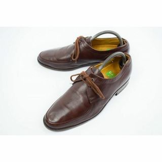 70s-80s/西ドイツ製ビンテージ★GALLUS/ガルス★本革Uチップ【8.5/27.0/茶】ビジネスシューズ◆18C187 #BUZZBERG(ドレス/ビジネス)