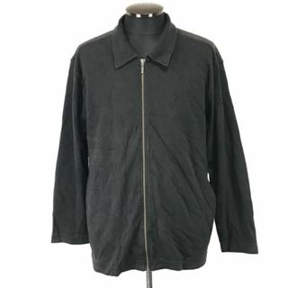 Levi's★ドッカーズ/DOCKERS★スイングトップ/ジップアップブルゾン【メンズM/黒】リーバイストラウス ジャパン製/Jacket/Jumper◆cBH671 #BUZZBERG(ブルゾン)