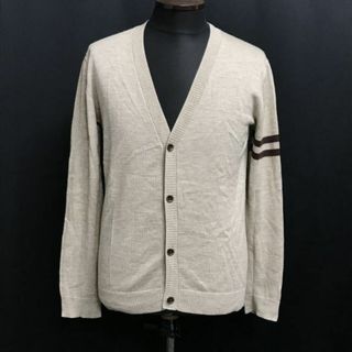 ハイストリート/HIGH STREET★カーディガン【メンズFREE(L程度/茶/ベージュ/light brown/Vネック】トルネードマート/Tops/Sweater◆cBH654 #BUZZBERG(カーディガン)