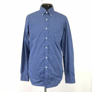 イタリア製★MARCEL LASSANCE/マルセルラサンス★長袖ドレスシャツ【メンズL程度/blue/青】シップス取扱/Tops/Shirts◆cBH682 #BUZZBERG(シャツ)