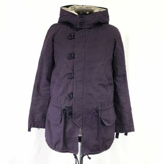 ジルスチュアート/JILL STUART★着脱ボアライナー付き/春秋＆冬モッズコート【レディースM/濃紫/dark purple】Coat/Jacket/Jumper◆cBH618 #BUZZBERG(モッズコート)