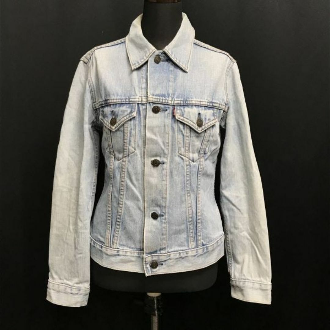 90s？★リーバイス/Levi's RED TAB★デニムジャケット/トラッカージャケット【レディースM】Gジャン/ブルゾン/Jacket/Jumper◆cBH652 #BUZZBERG レディースのジャケット/アウター(Gジャン/デニムジャケット)の商品写真