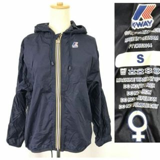 ケーウェイ/K-way★ナイロンパーカー【レディースS/紺/navy blue】マウンテン/ウインドブレーカー/Polyamide Jacket/Jumper/hoodie◆cBH630 #BUZZBERG(パーカー)