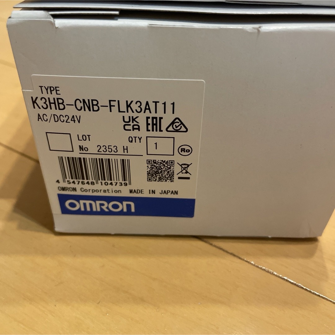 OMRON(オムロン)のオムロンK3HB-CNB-FLK3AT11デジタルパネルメーター エンタメ/ホビーの本(その他)の商品写真