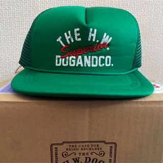 ザエイチダブリュドックアンドコー(THE H.W. DOG & CO.)のTHE H.W.DOG&CO.COTTON MESH CAP GREEN(キャップ)