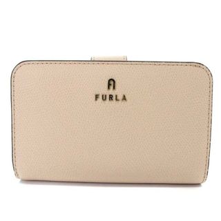 Furla - フルラ カメリア 財布 二つ折り L字ファスナー レザー ベージュ