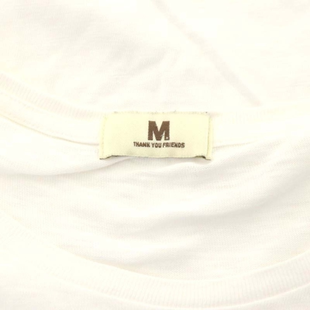 M(エム)のエム M thank you friends 星条旗ロゴ Tシャツ 半袖 M メンズのトップス(Tシャツ/カットソー(半袖/袖なし))の商品写真