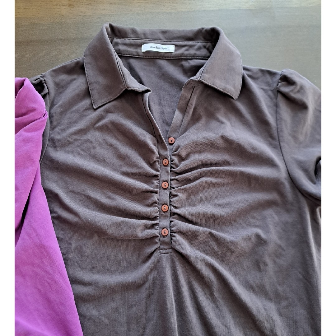レディース　ブラウス　シャツ　カットソー　プルオーバー　チュニック　半袖 レディースのトップス(シャツ/ブラウス(半袖/袖なし))の商品写真
