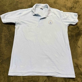 ポロシャツ　ゴルフウェア　スポーツウェア　水色　サイズL printstar(ポロシャツ)