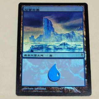 マジックザギャザリング(マジック：ザ・ギャザリング)の【MTG】《冠雪の島》日本語1枚(シングルカード)