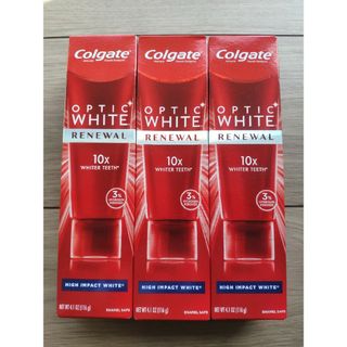 Colgate Optic White Renewal 3本セット(歯磨き粉)