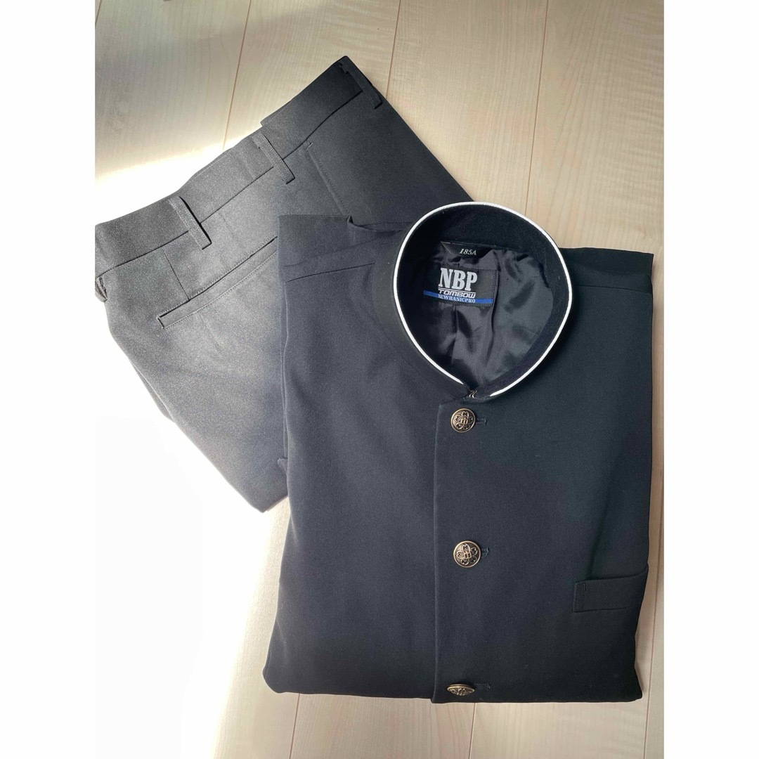 中古　トンボ学生服　黒　185 メンズのスーツ(セットアップ)の商品写真