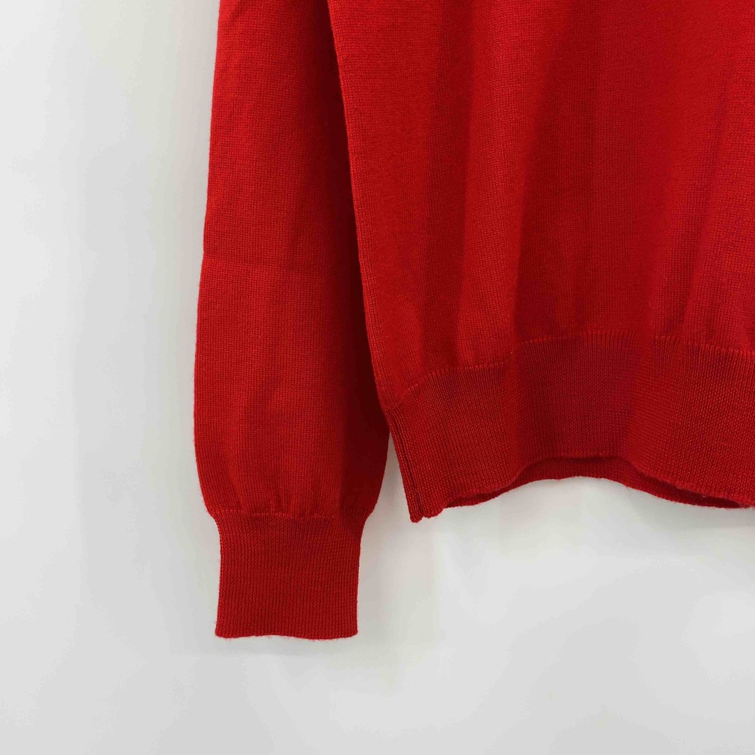 MOSCHINO(モスキーノ)のMOSCHINO モスキーノ レディース ニット/セーター  クルーネック 赤 ハート ラインストーン レディースのトップス(ニット/セーター)の商品写真