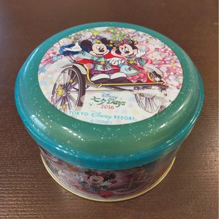 ディズニー(Disney)のディズニーランド　七夕　お菓子空缶(キャラクターグッズ)