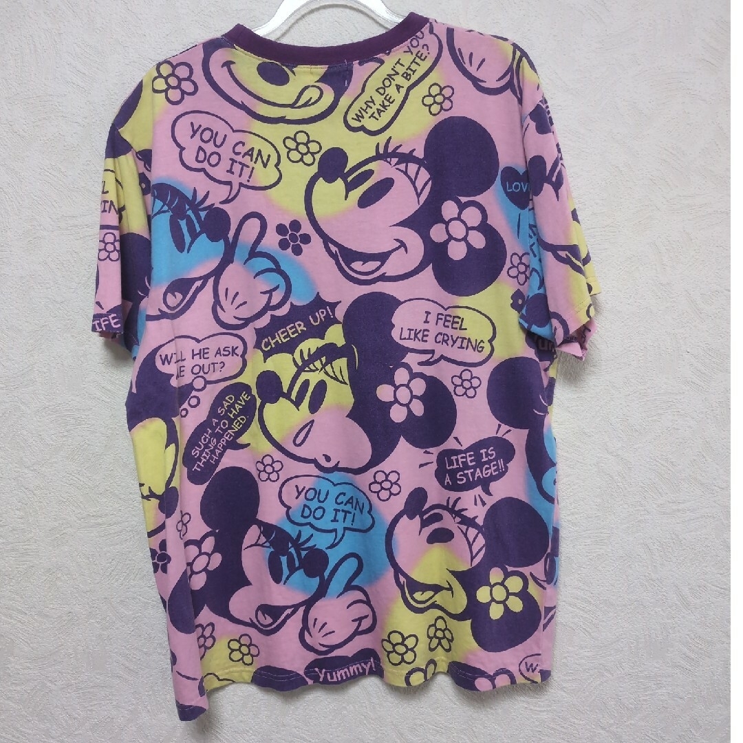 Disney(ディズニー)のディズニー　Tシャツ　メッシュトップス レディースのトップス(Tシャツ(半袖/袖なし))の商品写真