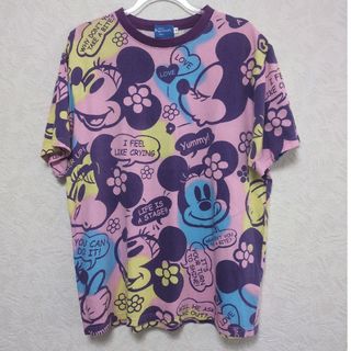 ディズニー(Disney)のディズニー　Tシャツ　メッシュトップス(Tシャツ(半袖/袖なし))