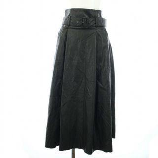 アズールバイマウジー(AZUL by moussy)のアズールバイマウジー FAUX LEATHER HIGH WAIST SKIRT(ロングスカート)