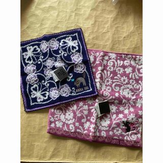 ANNA SUI - アナスイタオルハンカチ2枚セット