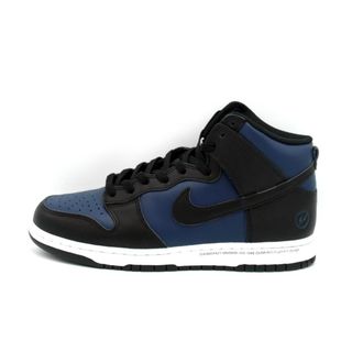 ナイキ(NIKE)のナイキ NIKE × フラグメント Fragment ■ 【 DUNK HIGH CITY PACK MIDNIGHT NAVY DJ0383 400 】 ダンク ハイ シティ パック ミッド ナイト ネイビー スニーカー　f21834(スニーカー)