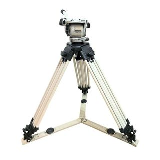 Vinten ヴィンテン Vision3 業務用三脚 放送 カメラ ビデオ 収縮サイズ64cm-168cm 収納バッグあり 【良品】 U2401R62a(その他)