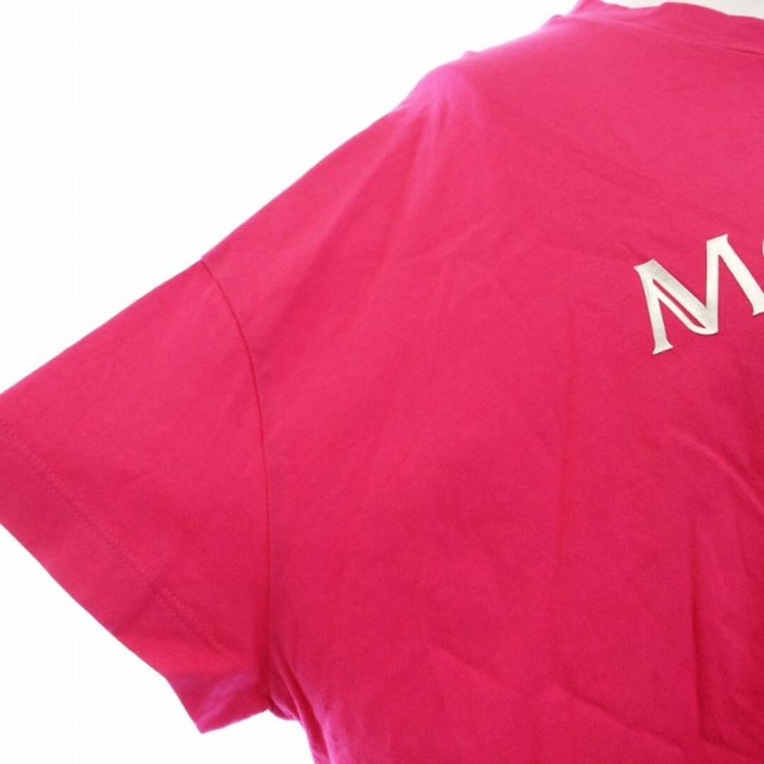 MONCLER(モンクレール)のモンクレール 20SS Tシャツ カットソー 半袖 ロゴ XS ピンク レディースのトップス(Tシャツ(半袖/袖なし))の商品写真
