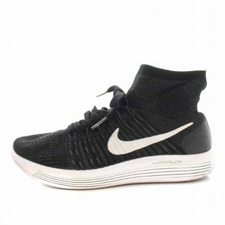 ナイキ(NIKE)のNIKE W LUNAREPIC FLYKNIT スニーカー US7 黒(スニーカー)