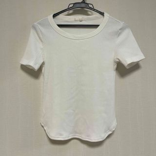 GU リブ 半袖Tシャツ